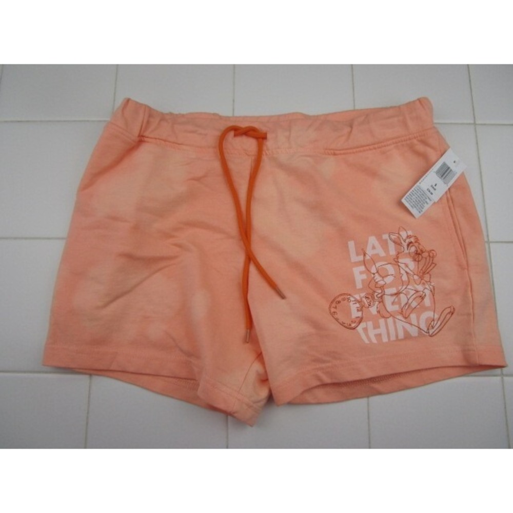 Disney Parks Alice In Wonderland Late For Everything Shorts Women's Small